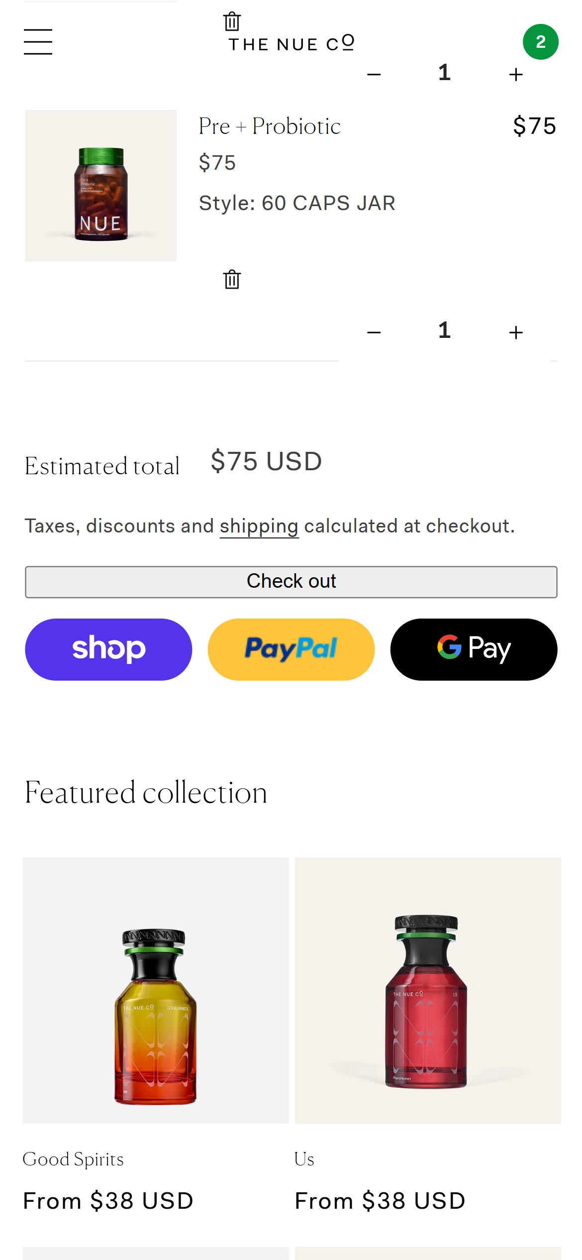 The Nue Co. — Mobile