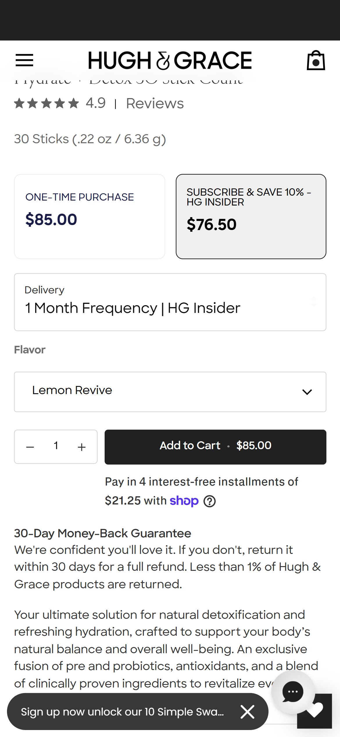 Hugh & Grace — Mobile